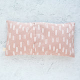 Rose Dash Linen Oversized Eye Pillow