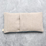 Indigo Dyed Linen Oversized Eye Pillow