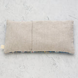 Oversized Eye Pillow in Blue Bank Flora Cotton