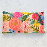 Juliet Rose Pink Canvas Oversized Eye Pillow