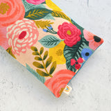 Juliet Rose Pink Canvas Oversized Eye Pillow