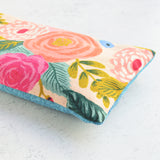Juliet Rose Pink Canvas Oversized Eye Pillow