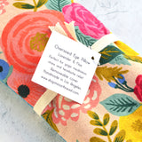 Juliet Rose Pink Canvas Oversized Eye Pillow
