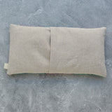 Weighted Eye Pillow in Soft Aqua African Daisy Canvas