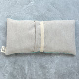 Weighted Eye Pillow in Aqua Waves Cotton