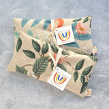 Weighted Eye Pillow in Citrus Grove Natural Canvas Botanical