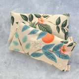 Weighted Eye Pillow in Citrus Grove Natural Canvas Botanical