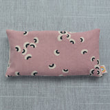 Weighted Eye Pillow in Black Eyed Peas Mauve Canvas