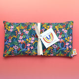 Weighted Eye Pillow in Spring Breeze Navy Cotton
