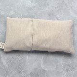 Weighted Eye Pillow in Purple Building Blocks Canvas