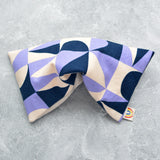 Weighted Eye Pillow in Purple Building Blocks Canvas