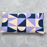 Weighted Eye Pillow in Purple Building Blocks Canvas