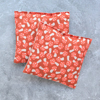 Red Mini Mushrooms Retro Lavender Sachet Bundle