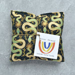 Gilded Snakes Black and Gold Lavender Sachet Bundle