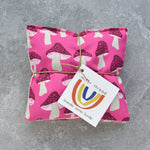 Hot Pink Mushroom Party Lavender Sachet Bundle