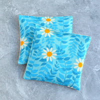 Flowerland Daisy Turquoise Cotton Lavender Sachet Bundle