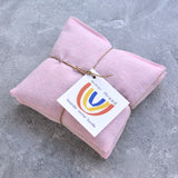 Soft Pink Linen Lavender Sachet Bundle