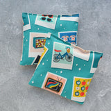 Instant Nostalgia Snapshots Teal Cotton Lavender Sachet Bundle