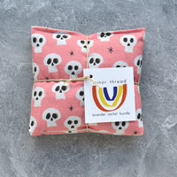 Pink Skulls Halloween Lavender Sachet Bundle