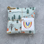 Balsam Fir Sachets in Christmas Winter Village Blue