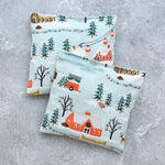 Christmas Winter Village Lavender Sachet Bundle