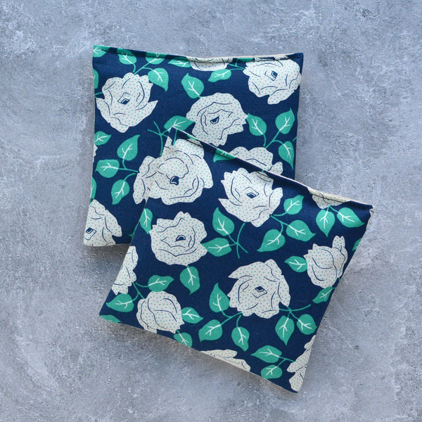 Garden Roses in Navy Lavender Sachet Bundle