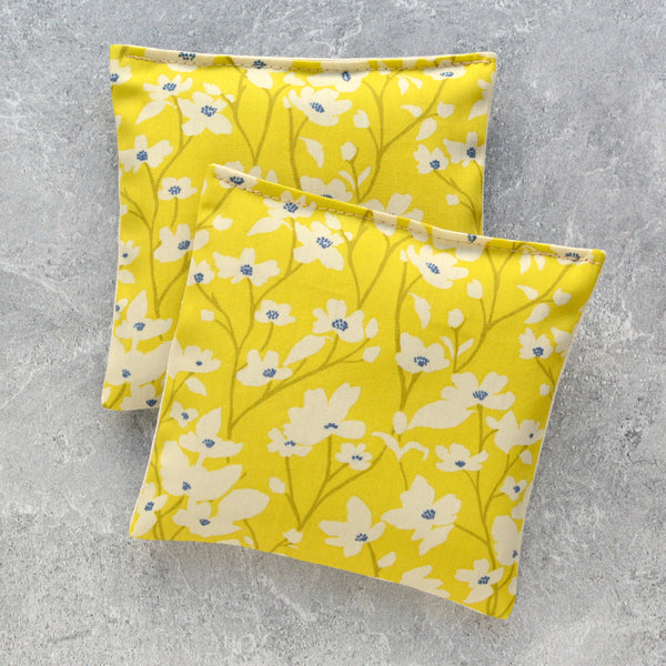 Sunny Yellow Dogwood Lavender Sachet Bundle