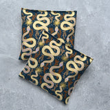 Gilded Snakes Black and Lilac Lavender Sachet Bundle