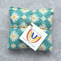 Floral Endpaper in Soft Teal Lavender Sachet Bundle