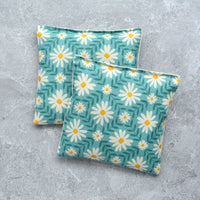 Floral Endpaper in Soft Teal Lavender Sachet Bundle