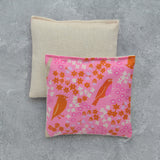 Backyard Birds Pink Floral Cotton Lavender Sachet Bundle