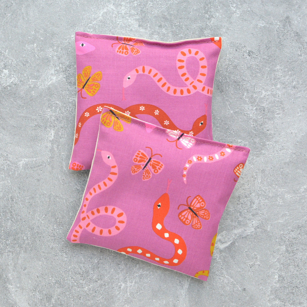 Lucky Snakes in Pink Lavender Sachet Bundle – Minor Thread
