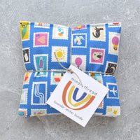 Stamp Icons in Royal Blue Lavender Sachet Bundle