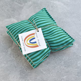 Blue & Greeen Wavy Stripes Lavender Sachet Bundle