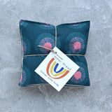 Seaside Daisy in Navy and Pink Lavender Sachet Bundle