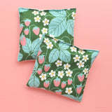 Strawberry Field Floral in Green Lavender Sachet Bundle