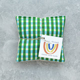 Green & Blue Gingham Lavender Sachet Bundle