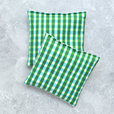 Green & Blue Gingham Lavender Sachet Bundle