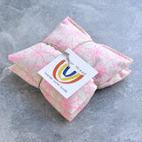 Lavender Sachet Bundle in Neon Pink Spiderwebs