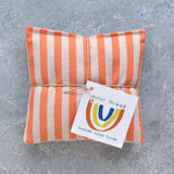 Lavender Sachet Bundle in Orange Crème Cabana Stripe Halloween