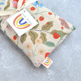 Strawberry Fields Oversized Eye Pillow in Canvas - Natural