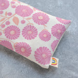 Weighted Eye Pillow in Strawflower Pink Cotton Floral