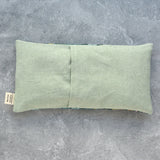Weighted Eye Pillow Vintage Garden Hunter Green Cotton