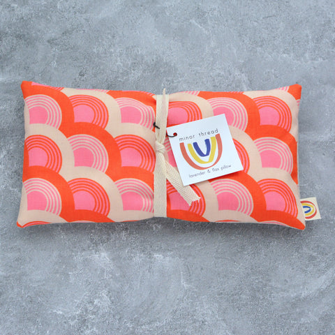 Nightlights in Sorbet Pink Weighted Flax Eye Pillow