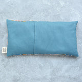 Weighted Eye Pillow in Desert Cacti Cotton and Blue Linen