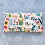 Curio Floral in Blush Pink Cotton Weighted Eye Pillow