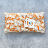 Copper Floral Vine Botanical Weighted Eye Pillow