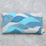 Weighted Eye Pillow in Imagined Landscape Blue and Grey