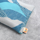 Weighted Eye Pillow in Imagined Landscape Blue and Grey