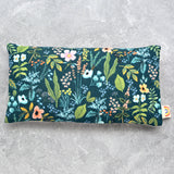 Weighted Eye Pillow in Amalfi Herb Floral Deep Teal
